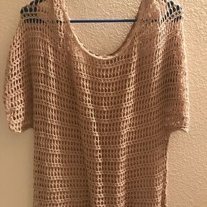 Lauren Conrad Crochet Shirt